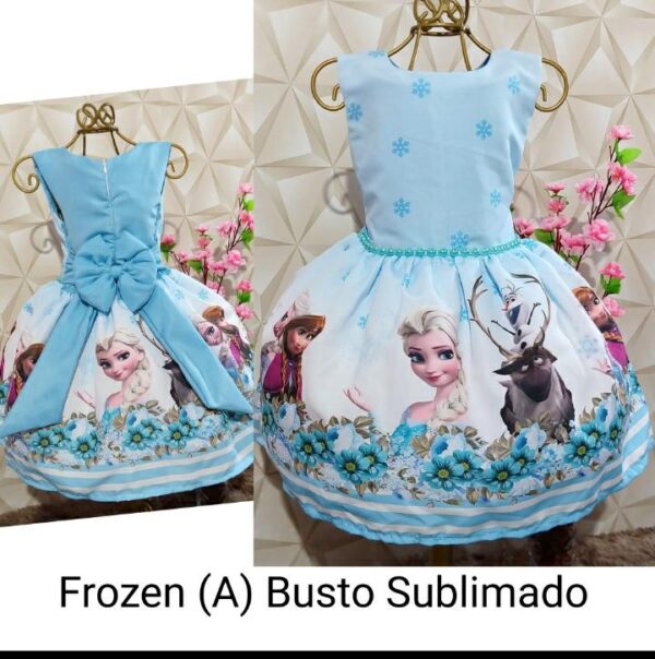 Frozen vestido online azul